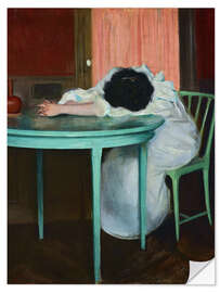 Naklejka na ścianę Tired - Ramon Casas i Carbó