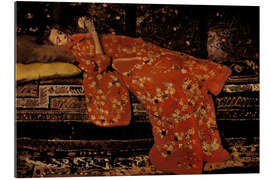 Gallery Print Mädchen im roten Kimono (Geesje Kwak) I