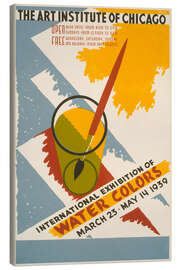 Lienzo International Exhibition of Water Colors - Arlington Gregg, 1939 - Vintage Advertising Collection
