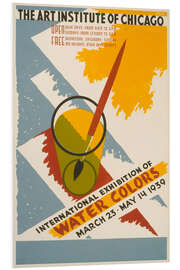 Hartschaumbild International Exhibition of Water Colors - Arlington Gregg, 1939