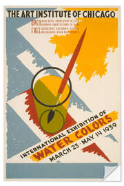 Wandsticker International Exhibition of Water Colors - Arlington Gregg, 1939