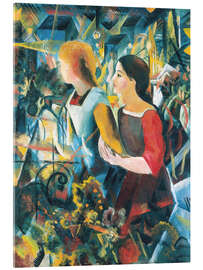 Acrylglasbild Zwei Mädchen, 1913