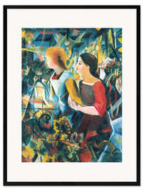 Gerahmter Kunstdruck Zwei Mädchen, 1913