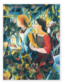 Wall print Two Girls, 1913 - August Macke