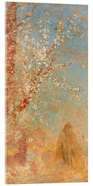 Cuadro de metacrilato Figure under a blossoming tree, 1905 - Odilon Redon