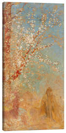 Canvas print Figure under a blossoming tree, 1905 - Odilon Redon
