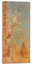 Obraz na drewnie Figure under a blossoming tree, 1905 - Odilon Redon