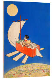 Wood print The Magical Land of Noom - Johnny Gruelle, 1922