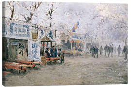 Obraz na płótnie Cherry Blossom Festival - Nakagawa Hachiro, 1903