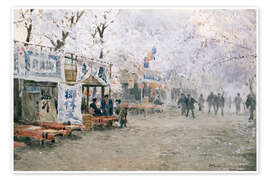 Plakat Cherry Blossom Festival - Nakagawa Hachiro, 1903