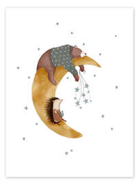 Stampa Whimsy Barnaby Moon and Stars - Urchin Bay