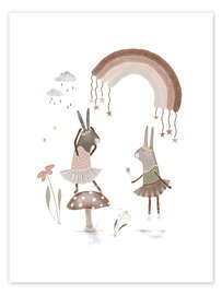 Stampa Whimsical Ballerina Art - Urchin Bay