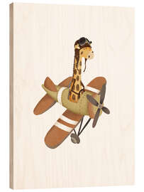 Obraz na drewnie Giraffe Pilot - Urchin Bay