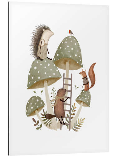 Quadro em alumínio Mushroom Playground