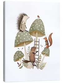 Tableau sur toile Mushroom Playground - Urchin Bay