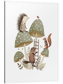 Magnettafel Pilz-Spielplatz