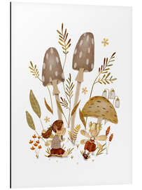 Magnettafel Feen und Pilze