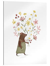 Gallery Print Bernard mit Wildblumen