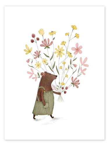 Plakat Bernard Wild Flowers Art
