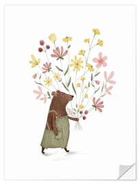 Vinilo para la pared Bernard Wild Flowers Art - Urchin Bay