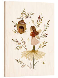 Obraz na drewnie Whimsical Fairy - Urchin Bay