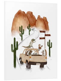 Quadro em PVC New Valley of Fire - Urchin Bay