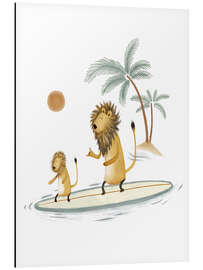 Aluminium print Lions Surfing - Urchin Bay