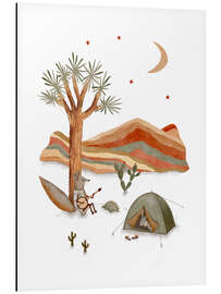 Magnettafel Abenteuer mit Fuchs in der Wüste