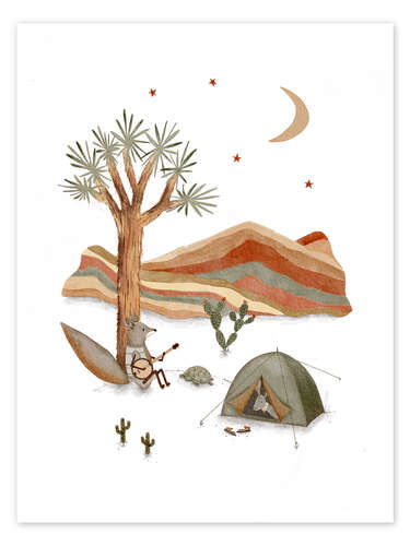 Poster Desert Fox Adventure