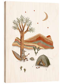 Cuadro de madera Desert Fox Adventure - Urchin Bay