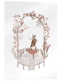 Acrylic print Whimsical Ballerina Bunny - Urchin Bay