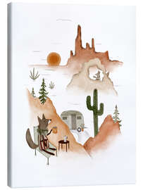 Stampa su tela Desert Coyote Coffee - Urchin Bay