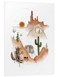 Cuadro de PVC Desert Coyote Coffee - Urchin Bay