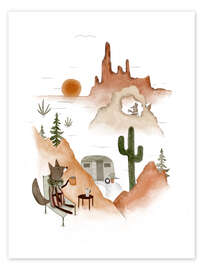Stampa Desert Coyote Adventure - Urchin Bay