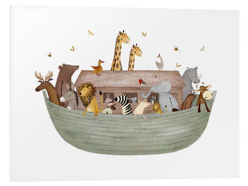 Foam board print All Aboard for Noah's Ark