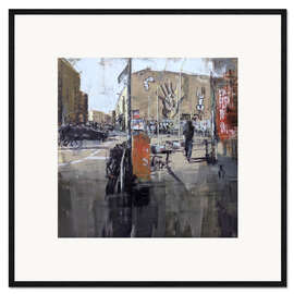 Gerahmter Kunstdruck Urbane Straßenszene, Berlin Mitte