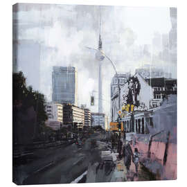 Canvas print View towards Alexanderplatz - Eduard Warkentin