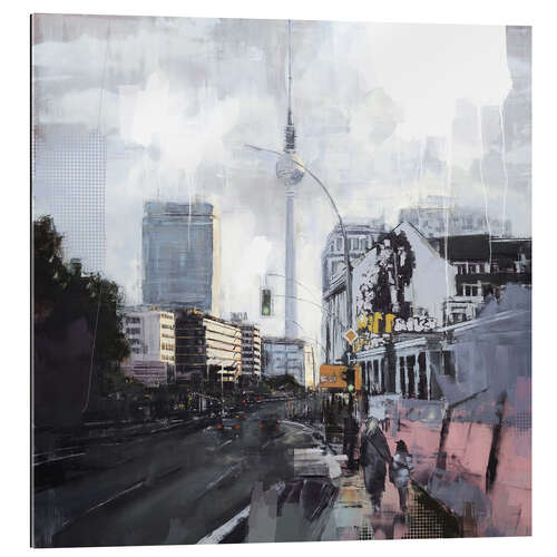 Stampa su plexi-alluminio View towards Alexanderplatz