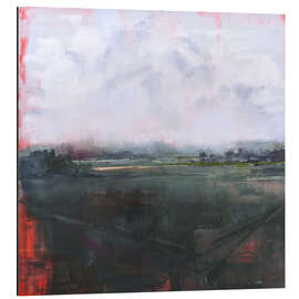 Magnettafel Minimalistische Abstrakte Landschaftsdarstellung