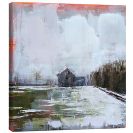 Lienzo Abstract Landscape in Winter - Eduard Warkentin