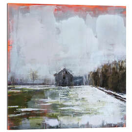 Gallery print Abstract Landscape in Winter