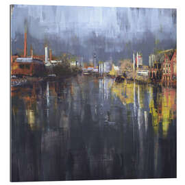 Gallery print View from Schillingbrücke on an autumn morning, Berlin