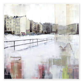 Stampa Rigaer Straße Friedrichshain in winter - Eduard Warkentin