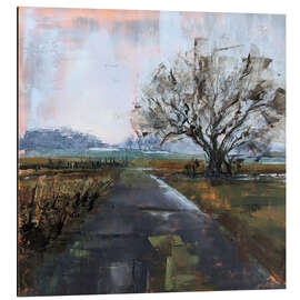 Aluminium print Landscape in Neo-Impressionist style - Eduard Warkentin