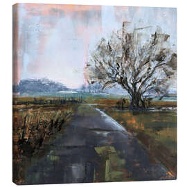 Lienzo Landscape in Neo-Impressionist style - Eduard Warkentin
