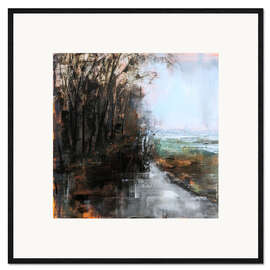 Impresión de arte enmarcada Abstract Landscape - Eduard Warkentin