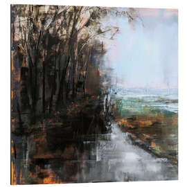 Magnettafel Abstrakte Landschaftsdarstellung