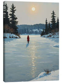 Lienzo Frozen Lake - Felipe Hora