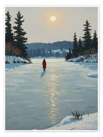 Wall print Frozen Lake - Felipe Hora
