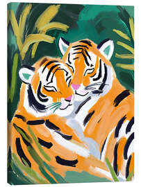 Leinwandbild Verliebte Tiger - Ohkimiko
